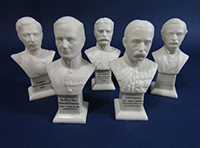 5 Late foley Parian busts
